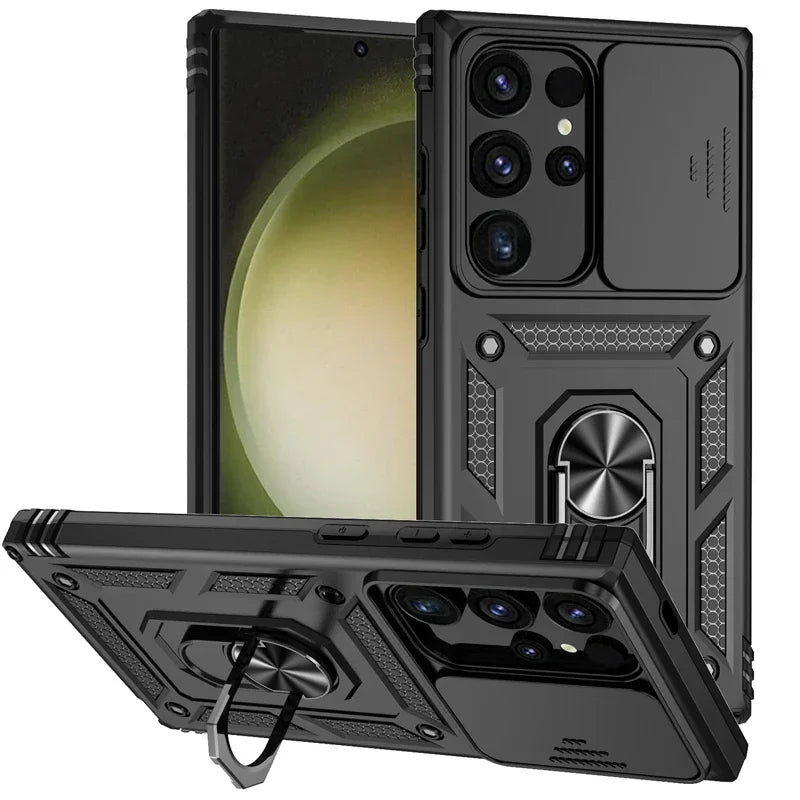 Super capa anti-impacto para Samsung S25 S24 S23 S22 S21 FE S20 Plus Note 20 Ultra M53 M33