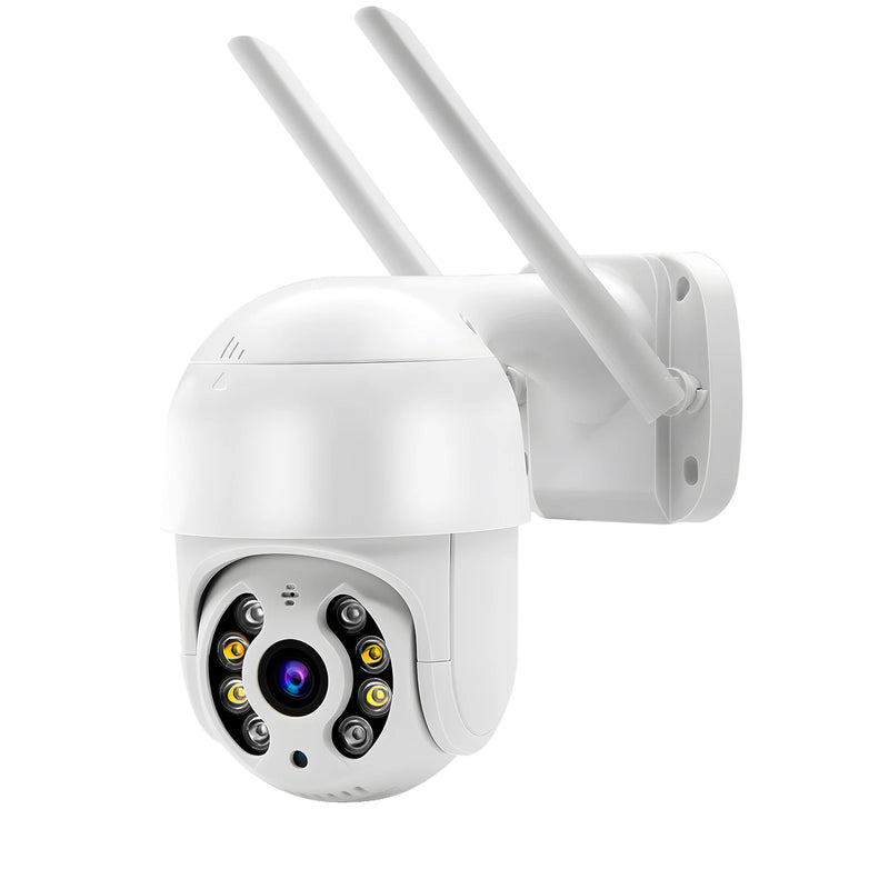 Câmera de Vigilância Wifi Icsee Preta – Câmera de Segurança – Monitor com Resolução 4K Ultra HD – Câmera de Segurança Wifi à Prova d'Água Eug