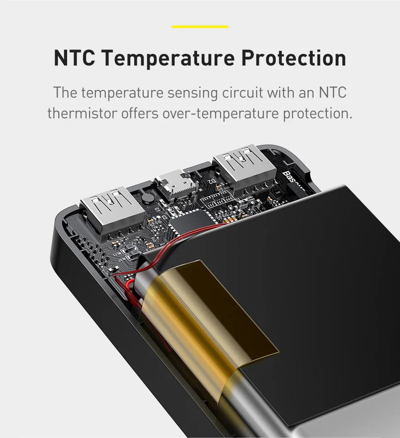 Carregador portátil  30000mAh, bateria externa com carregamento rápido, para POCO Xiaomi Mi