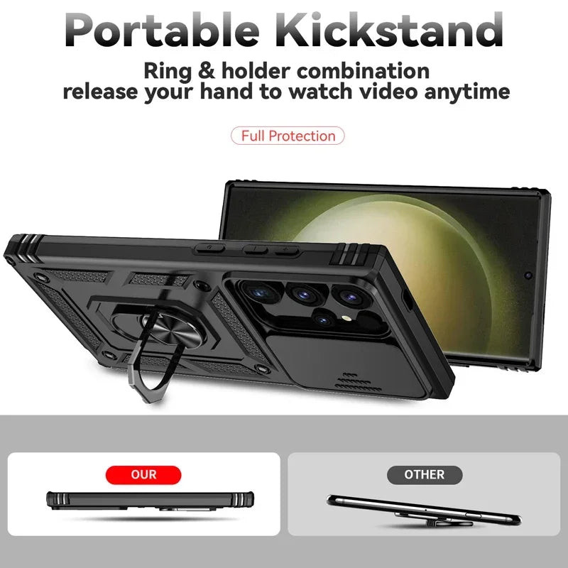 Super capa anti-impacto para Samsung S25 S24 S23 S22 S21 FE S20 Plus Note 20 Ultra M53 M33