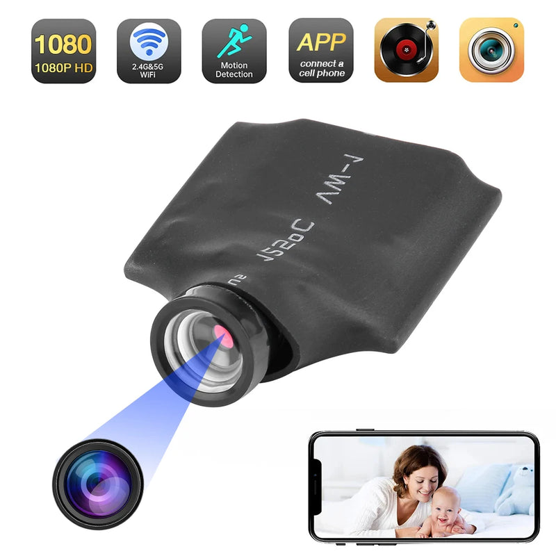 Módulo de Câmera Mini DIY WIFI IP Motion DV 1080P P2P Gravador de Vídeo Câmera de Segurança Doméstica Mini Filmadora Controle Remoto Câmera Oculta TF