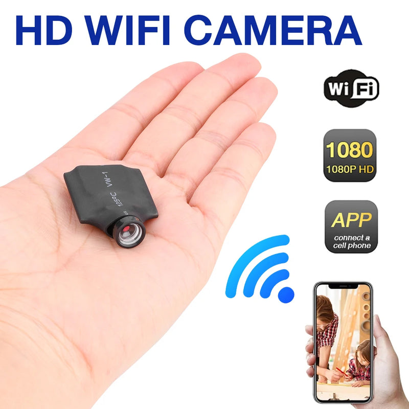 Módulo de Câmera Mini DIY WIFI IP Motion DV 1080P P2P Gravador de Vídeo Câmera de Segurança Doméstica Mini Filmadora Controle Remoto Câmera Oculta TF