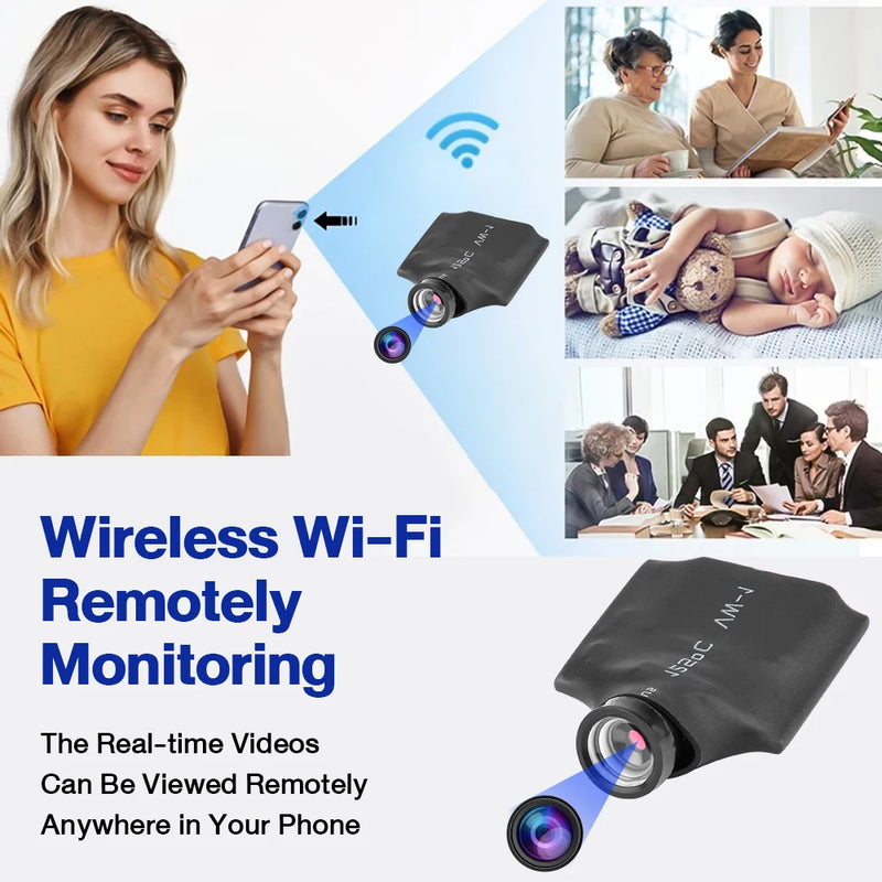 Módulo de Câmera Mini DIY WIFI IP Motion DV 1080P P2P Gravador de Vídeo Câmera de Segurança Doméstica Mini Filmadora Controle Remoto Câmera Oculta TF
