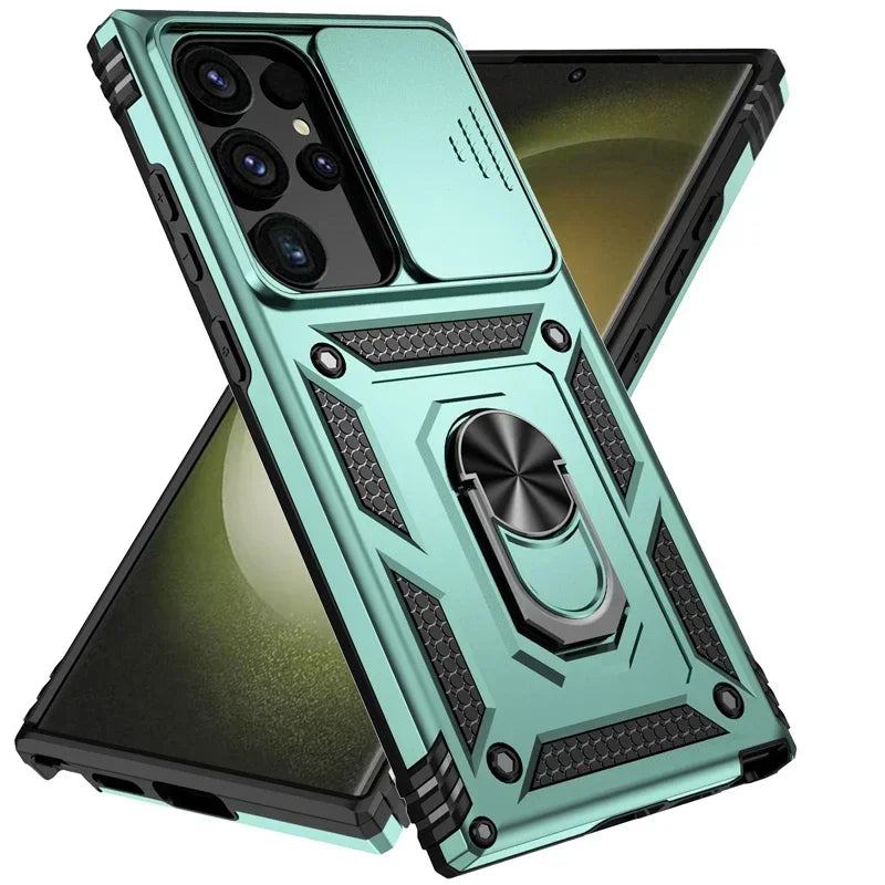 Super capa anti-impacto para Samsung S25 S24 S23 S22 S21 FE S20 Plus Note 20 Ultra M53 M33