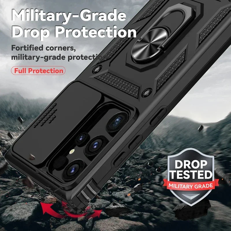 Super capa anti-impacto para Samsung S25 S24 S23 S22 S21 FE S20 Plus Note 20 Ultra M53 M33
