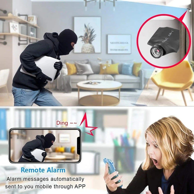 Módulo de Câmera Mini DIY WIFI IP Motion DV 1080P P2P Gravador de Vídeo Câmera de Segurança Doméstica Mini Filmadora Controle Remoto Câmera Oculta TF
