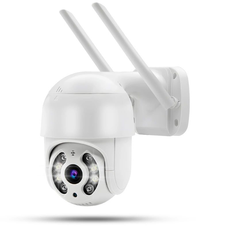 Câmera de Vigilância Wifi Icsee Preta – Câmera de Segurança – Monitor com Resolução 4K Ultra HD – Câmera de Segurança Wifi à Prova d'Água Eug